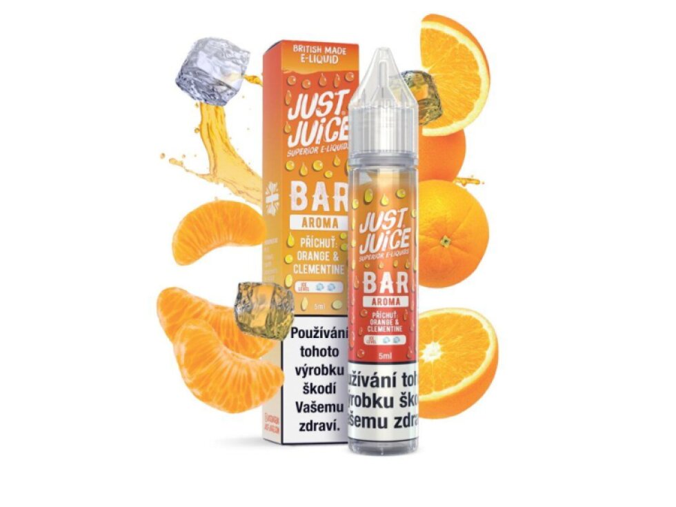 Příchuť Just Juice Bar Range S&V: Orange & Clementine (Ledový pomeranč a klementinka) objem 5,0ml