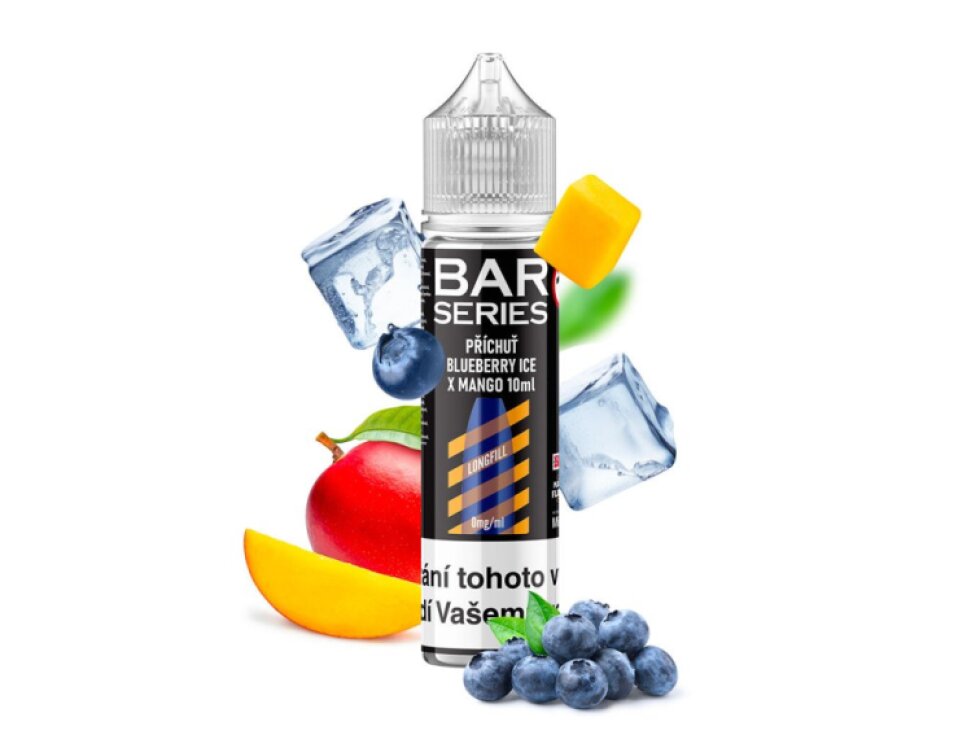 Příchuť Bar Series S&V: Blueberry Ice X Mango (Ledová borůvka a mango) objem 10ml