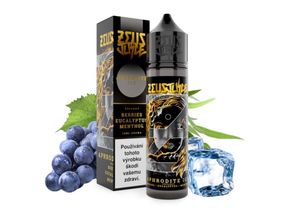 Příchuť Zeus Juice S&V: Aphrodite Ice (Chladivé bobule s mentolem) objem 10ml