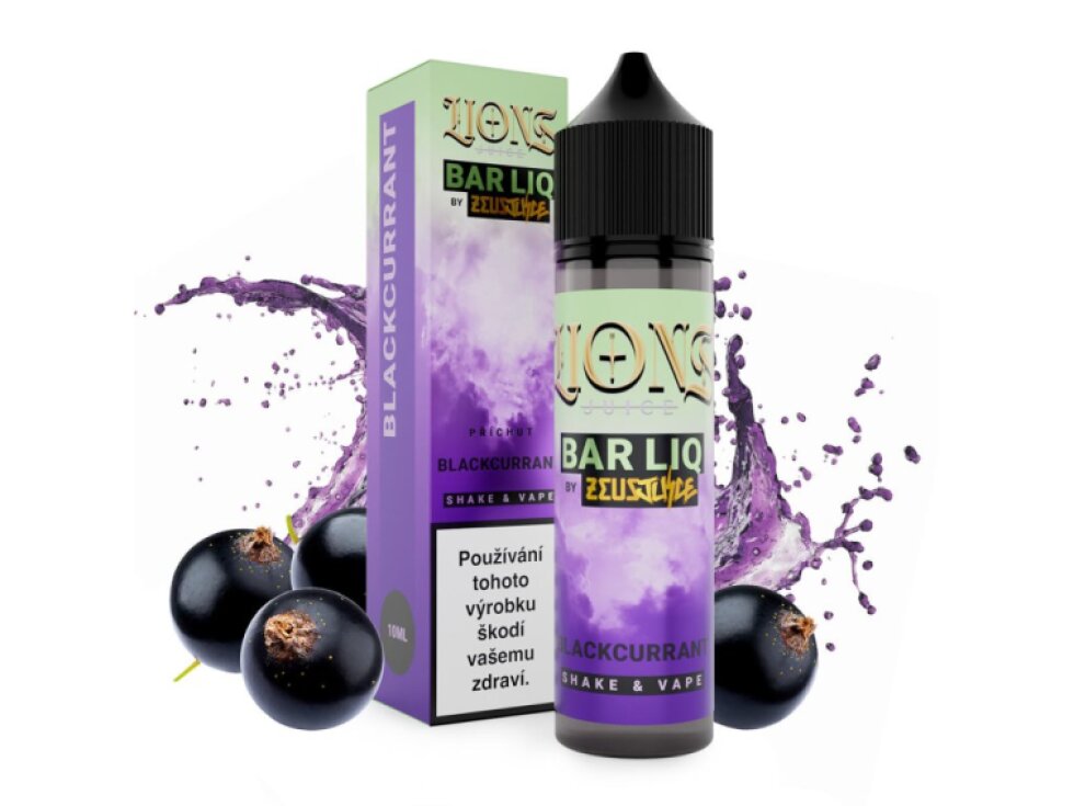 Příchuť Lions Barliq S&V: Blackcurrant (Černý rybíz) objem 10ml