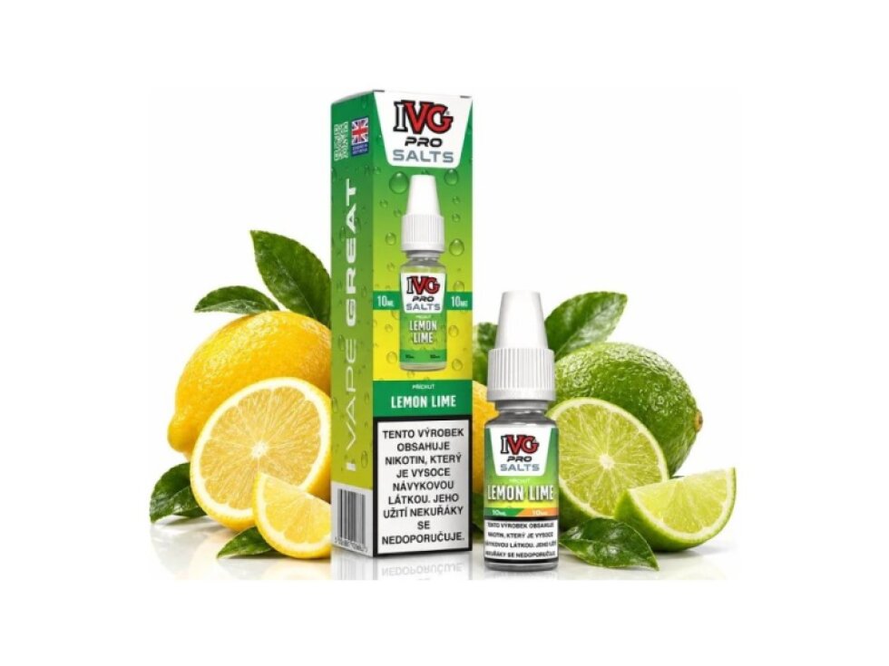 Liquid IVG Pro Salts Lemon Lime 10ml