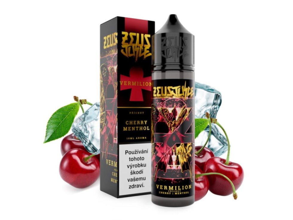 Příchuť Zeus Juice S&V: Vermilion (Ledové třešně) objem 10ml