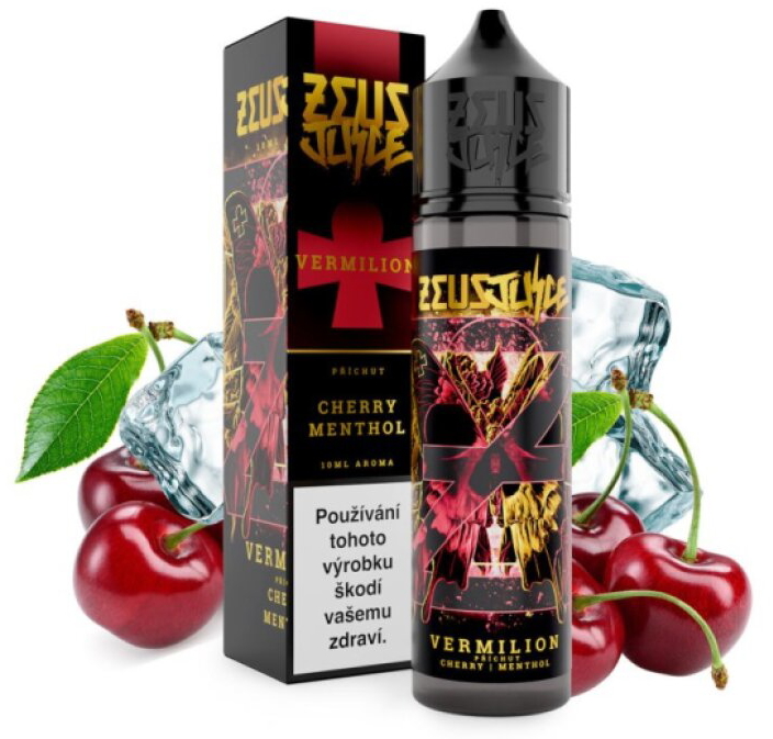 Příchuť Zeus Juice S&V: Vermilion (Ledové třešně) objem 10ml