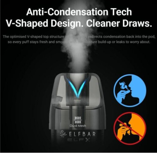 Elf Bar ELFX cartridge V2.0 2ml 3Pack