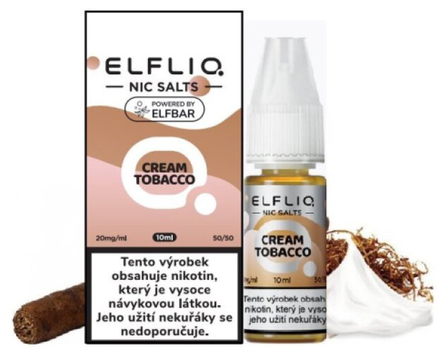 ELFLIQ Nic SALT Cream Tobacco 10ml