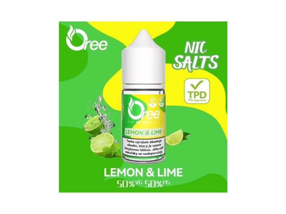 Oree SALT Lemon & Lime - Citrón a limetka 10ml - 18mg