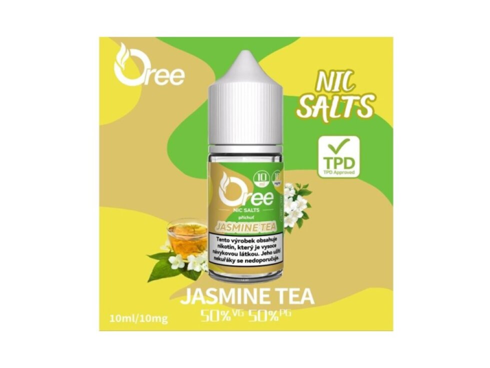 Liquid Oree SALT Jasmine Tea - Jasmínový čaj 10ml - 10mg