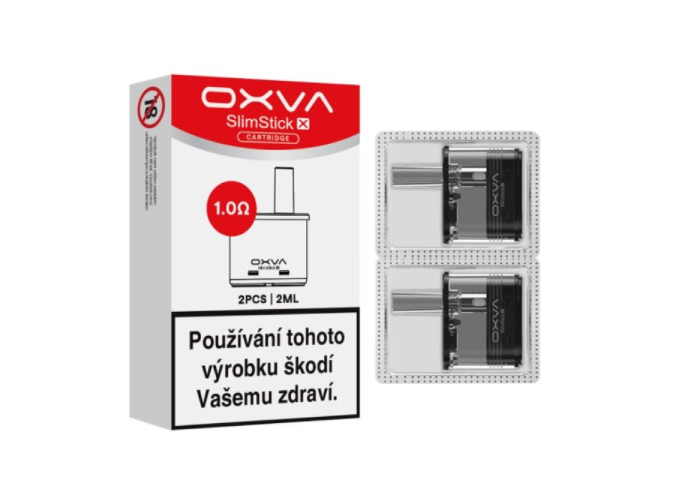 OXVA SlimStick X Pod 2ml náhradní cartridge 2ks odpor 1,0ohm