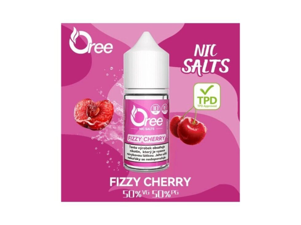 Oree SALT Fizzy Cherry - Třešeň 10ml - 18mg