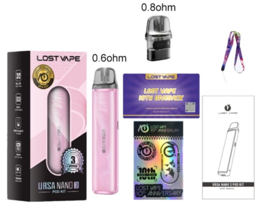Lost Vape URSA Nano S3 Pod 1600mAh