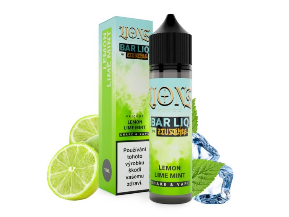 Příchuť Lions Barliq S&V: Lemon Lime Mint (Citron, limetka, máta) objem 10ml