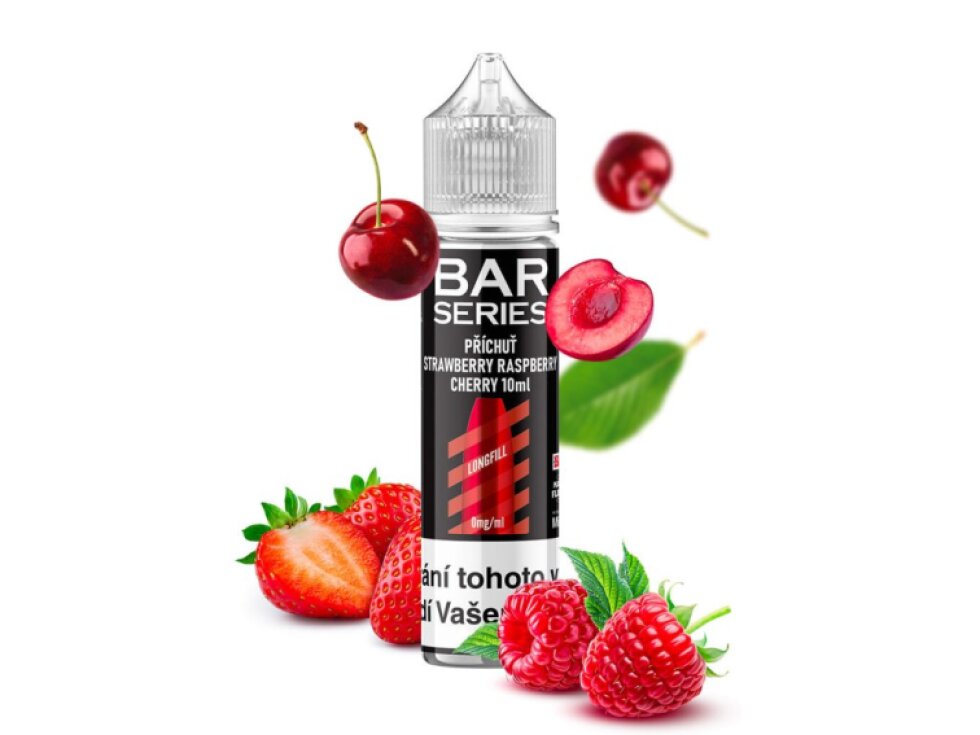 Příchuť Bar Series S&V: Strawberry Raspberry Cherry (Jahoda, malina a třešeň) objem 10ml