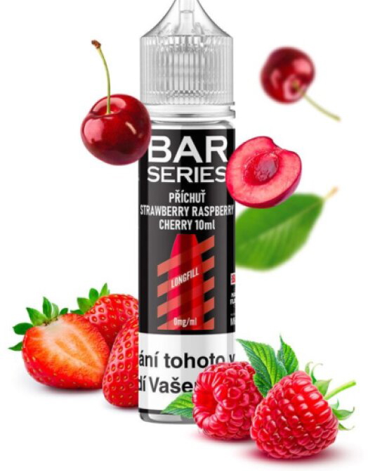 Příchuť Bar Series S&V: Strawberry Raspberry Cherry (Jahoda, malina a třešeň) objem 10ml