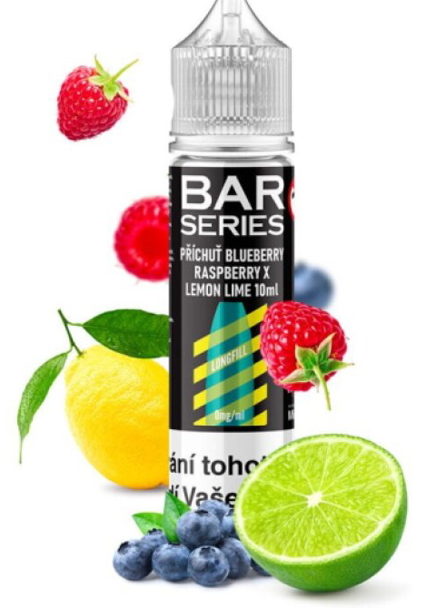 Příchuť Bar Series S&V: Blueberry Raspberry X Lemon Lime (Borůvka, malina, citron a limetka) objem 10ml