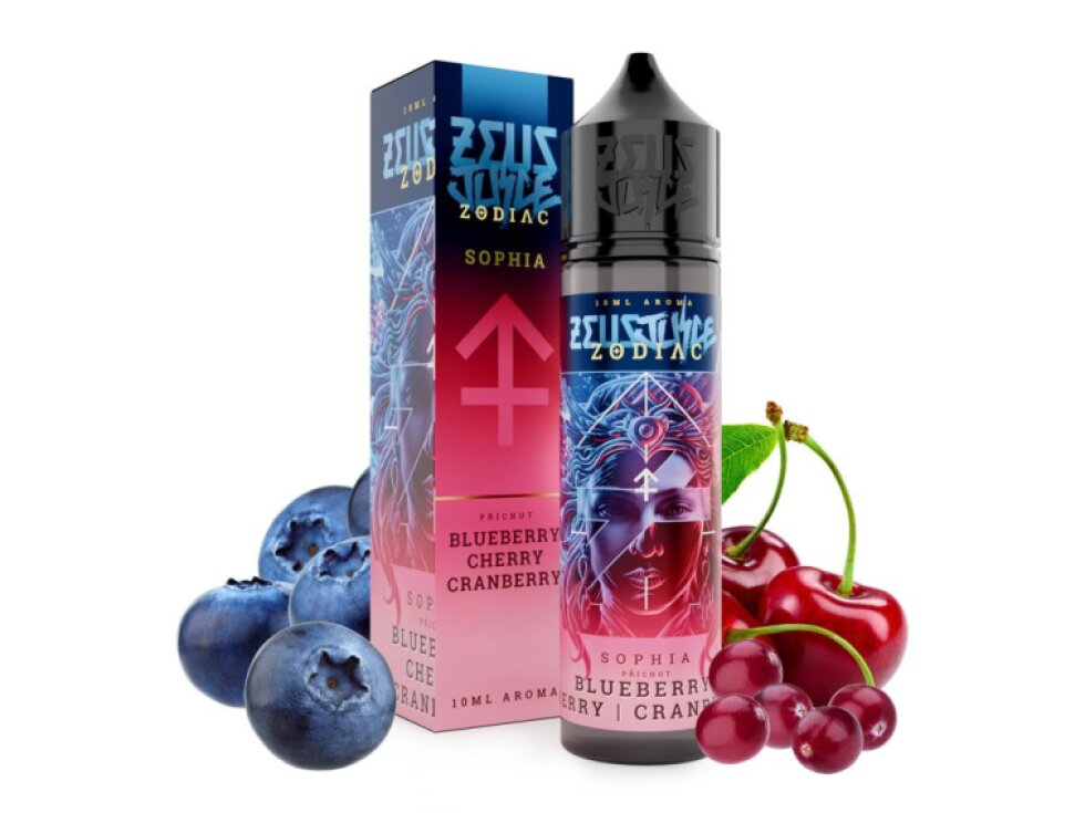 Příchuť Zodiac S&V: Sophia (Borůvka, třešeň a brusinka) objem 10ml