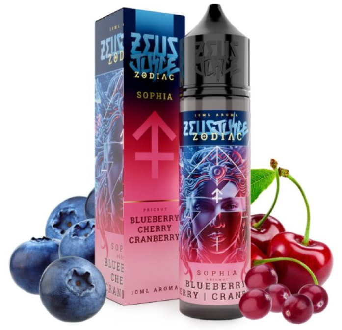 Příchuť Zodiac S&V: Sophia (Borůvka, třešeň a brusinka) objem 10ml