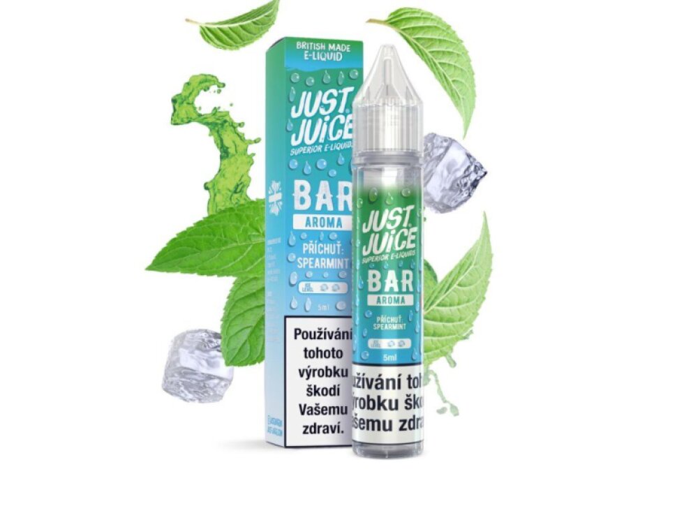 Příchuť Just Juice Bar Range S&V: Spearmint (Ledová máta) objem 5,0ml
