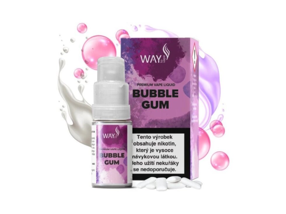 WAY to Vape Bubble Gum 10ml
