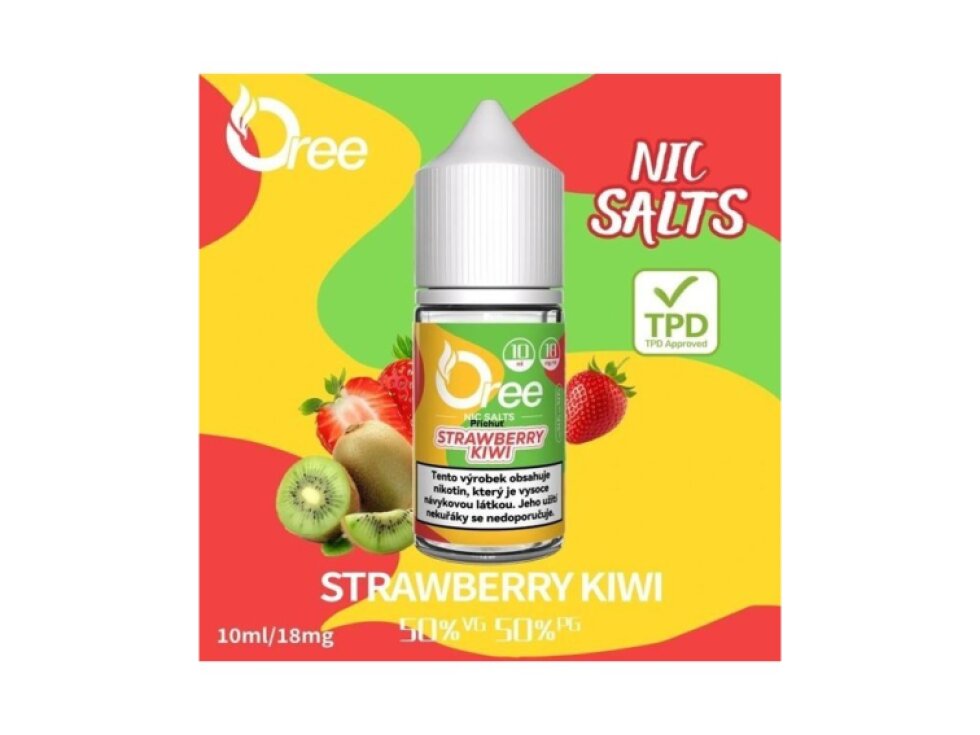 Liquid Oree SALT Strawberry Kiwi - Jahoda Kiwi 10ml - 18mg