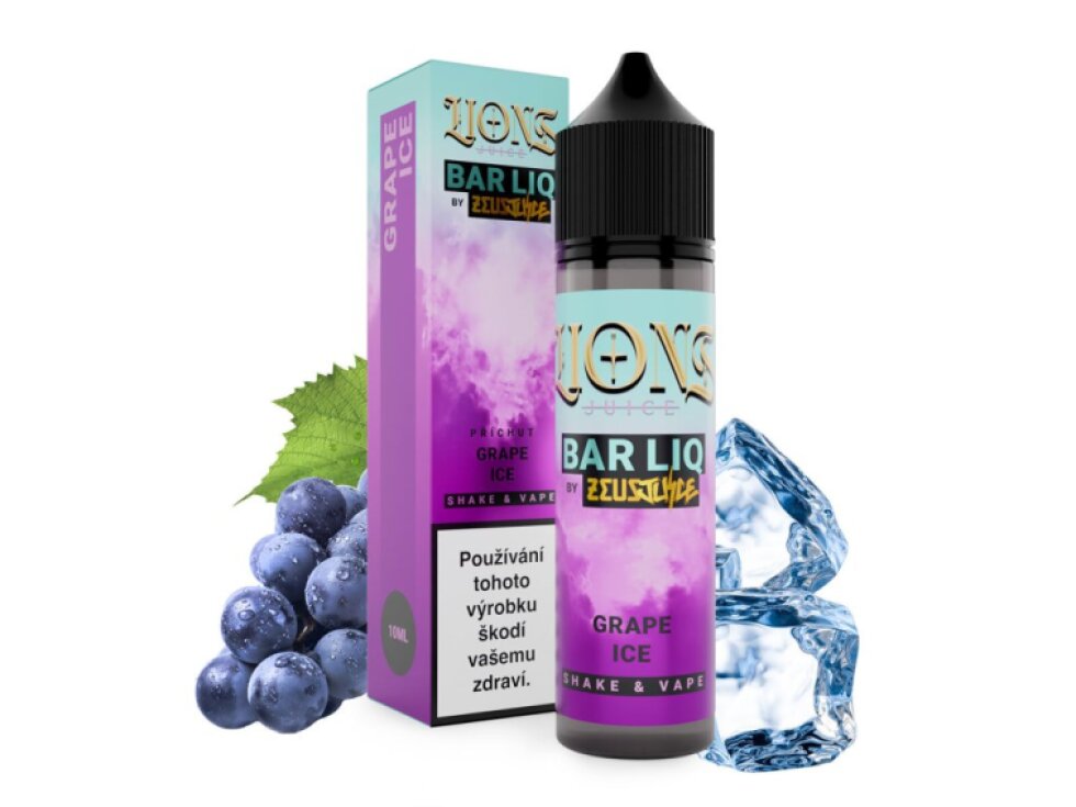 Příchuť Lions Barliq S&V: Grape Ice (Ledové hroznové víno) objem 10ml