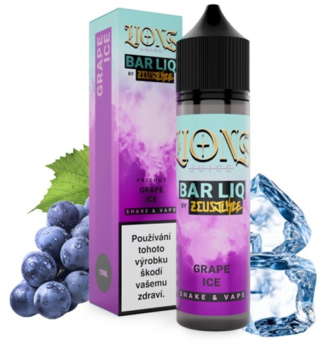 Příchuť Lions Barliq S&V: Grape Ice (Ledové hroznové víno) objem 10ml