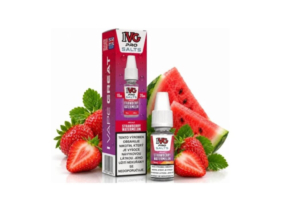 Liquid IVG Pro Salts Strawberry Watermelon 10ml