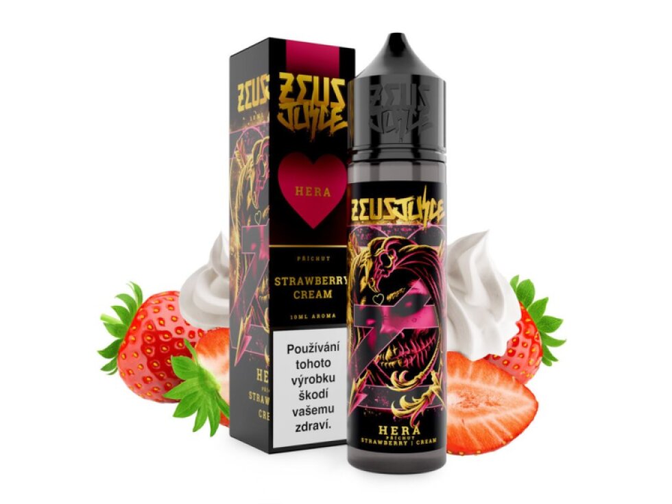 Příchuť Zeus Juice S&V: Hera (Krémové jahody) objem 10ml