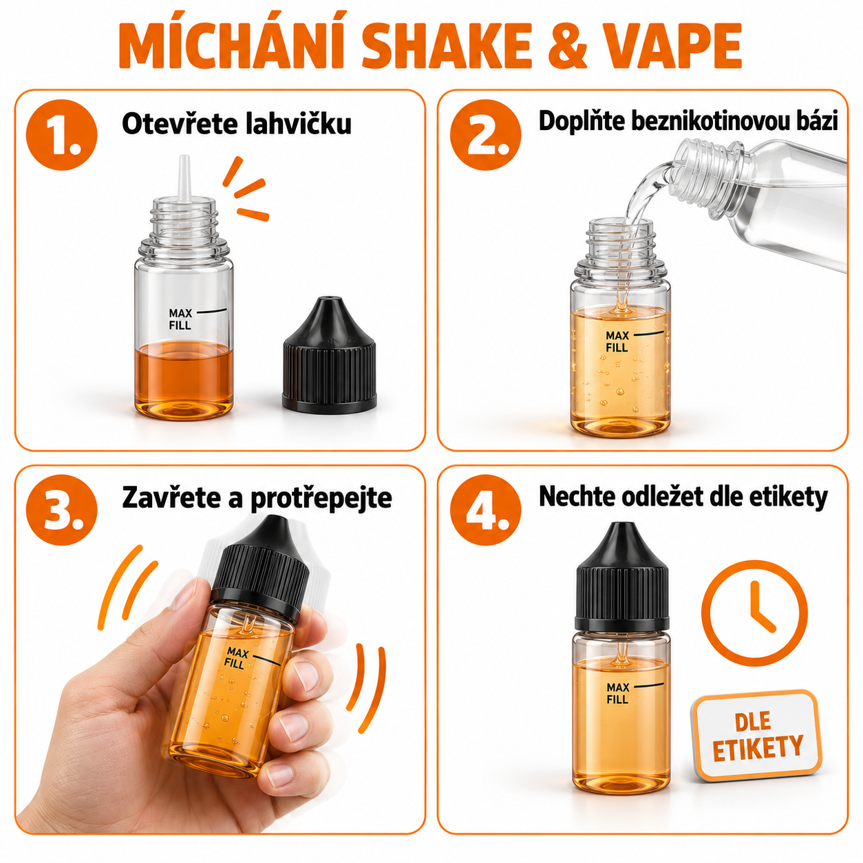 JustVape CCH beznikotinová báze (100VG/0PG) 3x10ml bez nikotinu