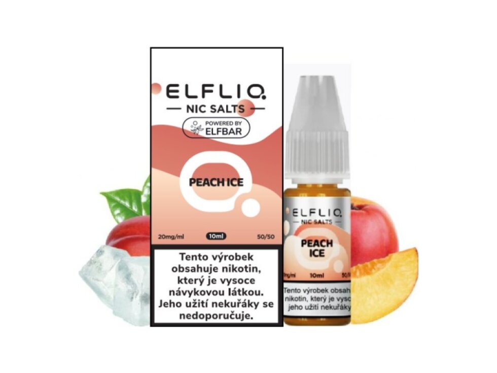 ELFLIQ Nic SALT Peach Ice 10ml