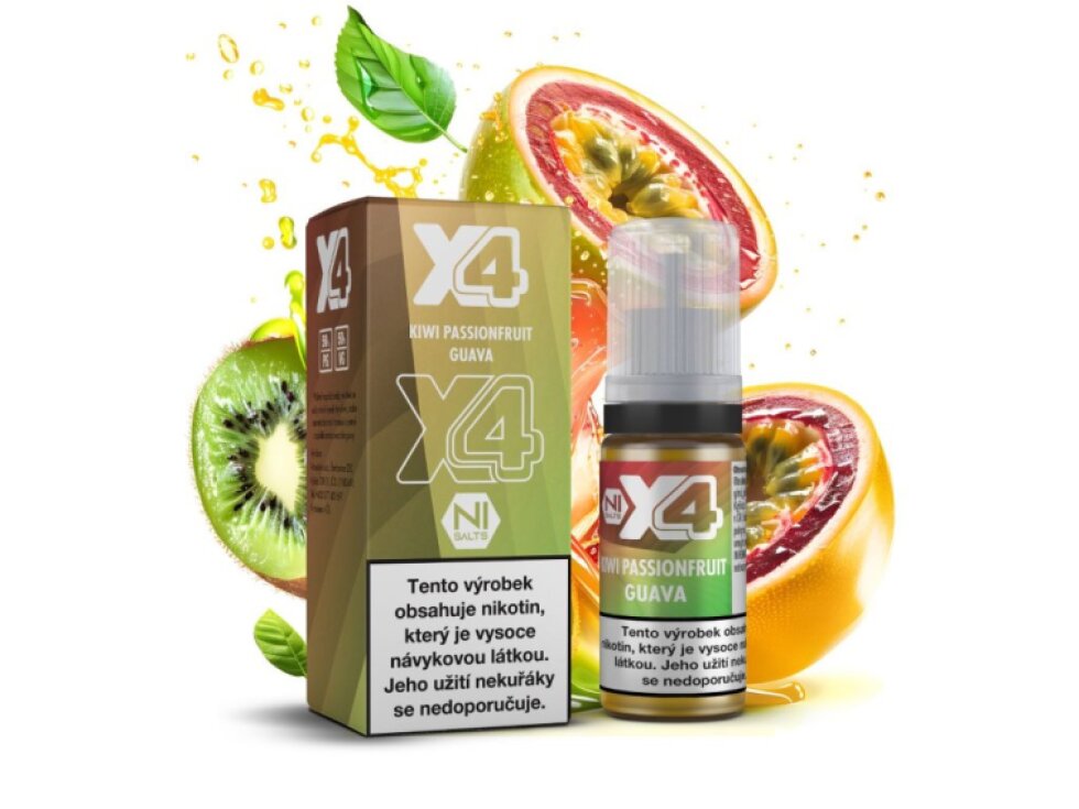 X4 Bar Juice - Kiwi, marakuja a guava (Kiwi Passionfruit Guava)