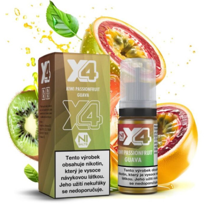 X4 Bar Juice - Kiwi, marakuja a guava (Kiwi Passionfruit Guava)