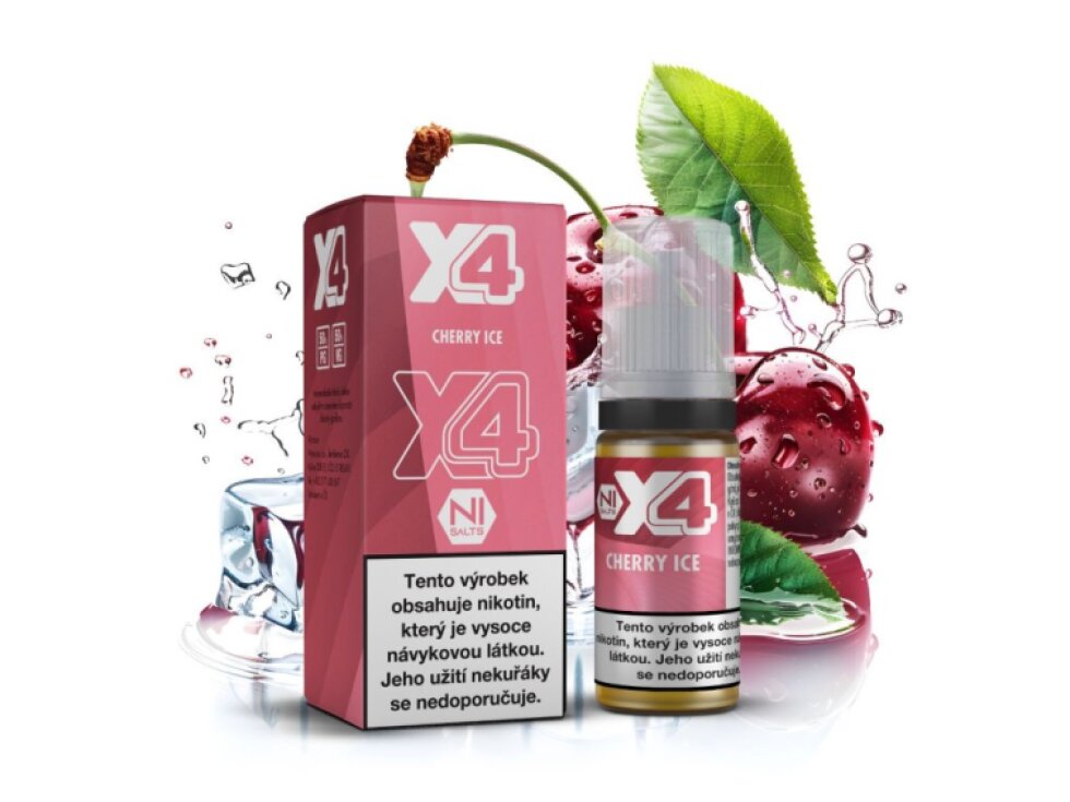 X4 Bar Juice - Chladivá třešeň (Cherry Ice)