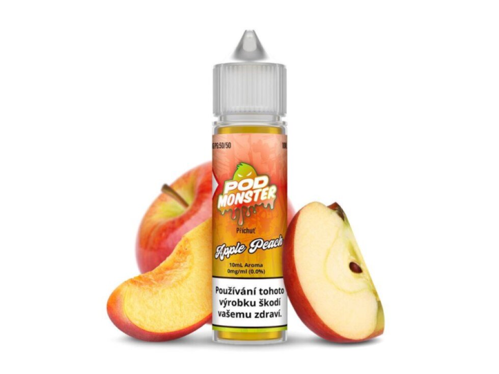 Příchuť POD Monster S&V: Apple Peach (Jablko a broskev) 10ml