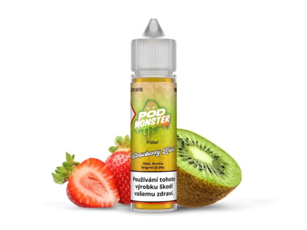 Příchuť POD Monster S&V: Strawberry Kiwi (Jahoda a kiwi) 10ml