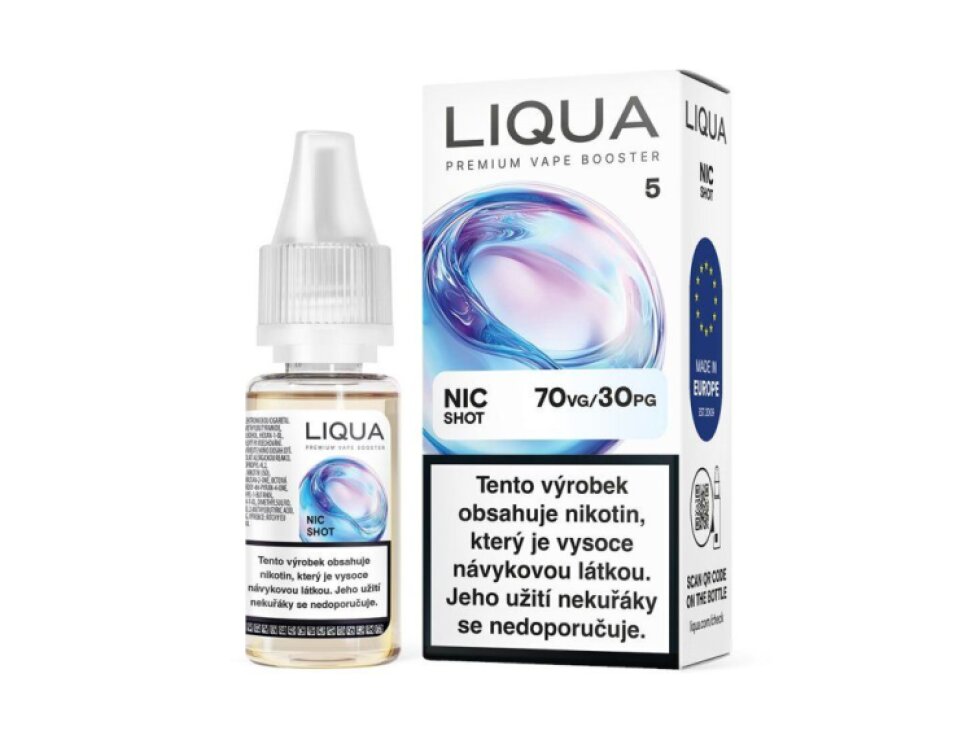 LIQUA Nic Shot (70VG/30PG) 10ml intenzita nikotinu 15mg