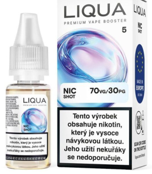 LIQUA Nic Shot (70VG/30PG) 10ml intenzita nikotinu 15mg