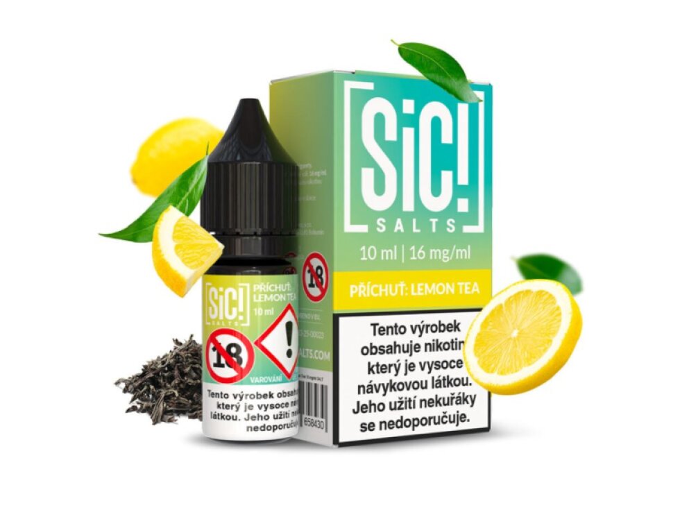 SIC! Salts Lemon Tea (Citron & čaj) 10ml