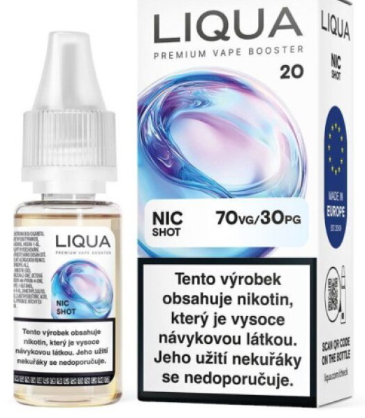 LIQUA Nic Shot (70VG/30PG) 10ml intenzita nikotinu 15mg