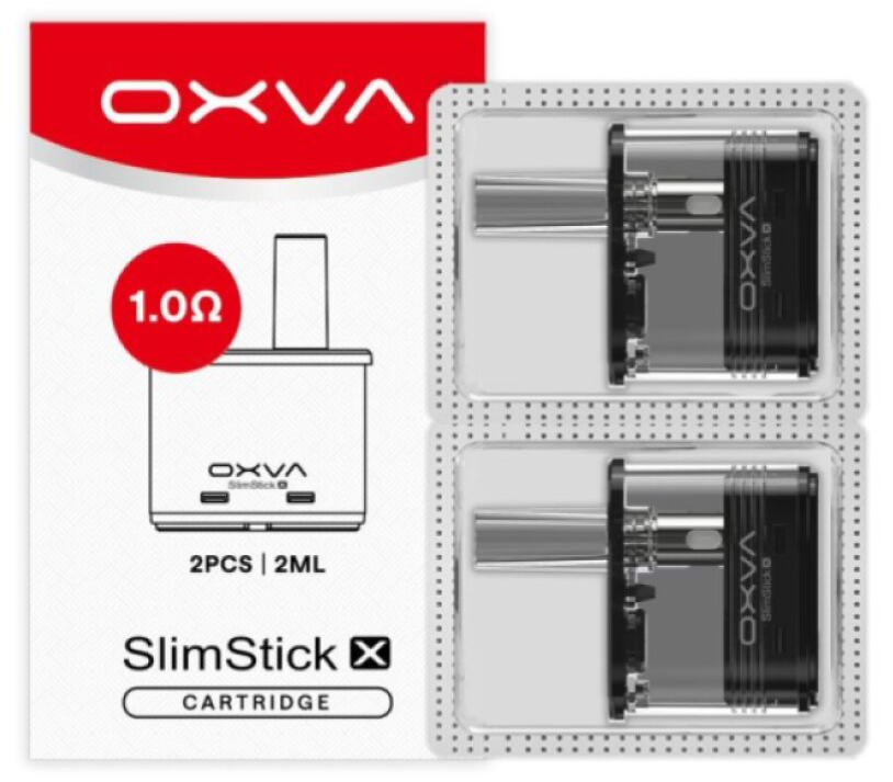 OXVA SlimStick X Pod 2ml náhradní cartridge 2ks odpor 1,0ohm