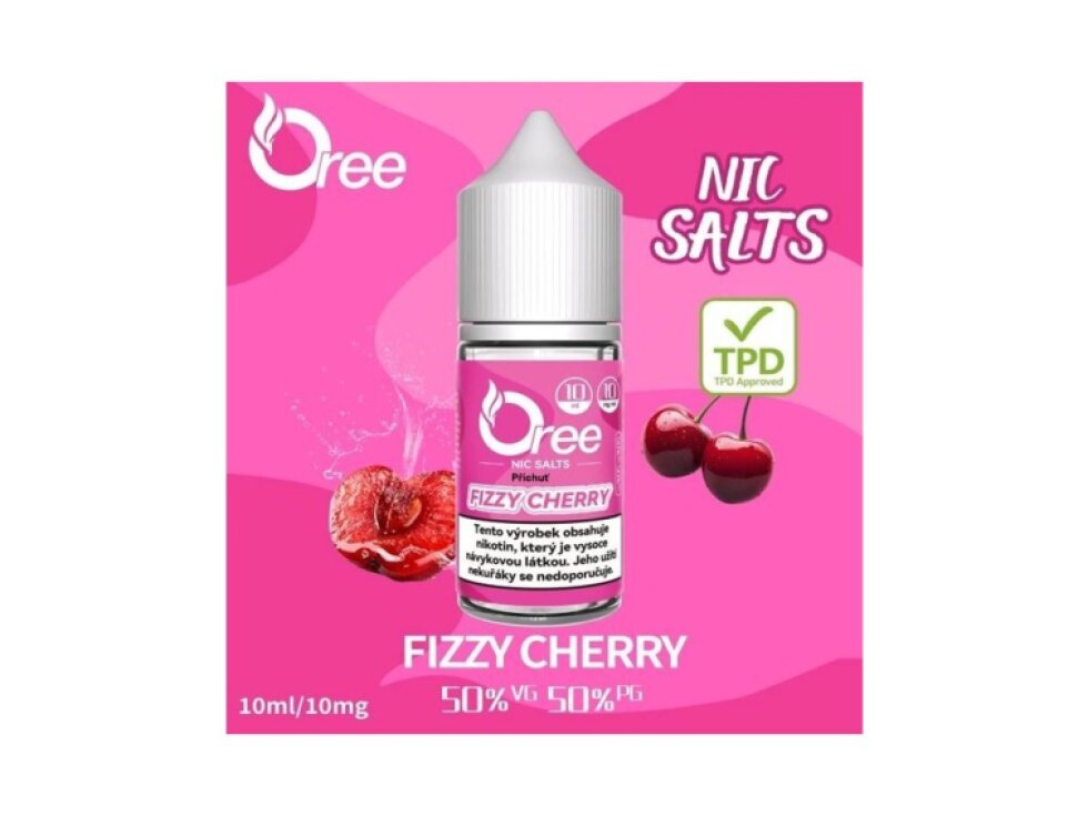 Liquid Oree SALT Fizzy Cherry - Třešeň 10ml - 10mg