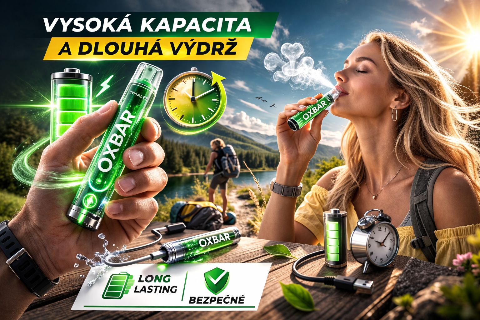 OXBAR C800 BANANA MANGO 16mg elektronická cigareta