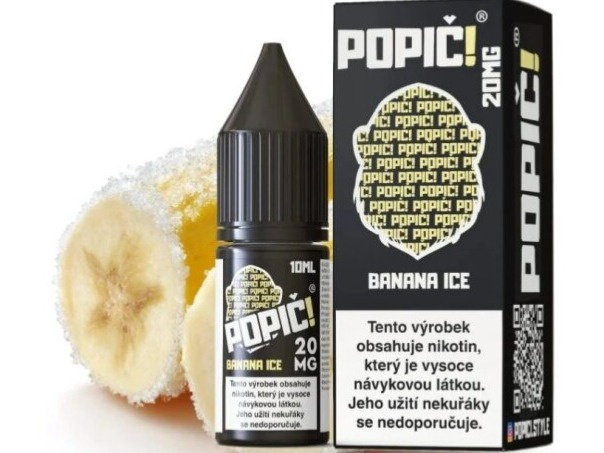 POPIČ! Salt Banana Ice 10ml-20mg