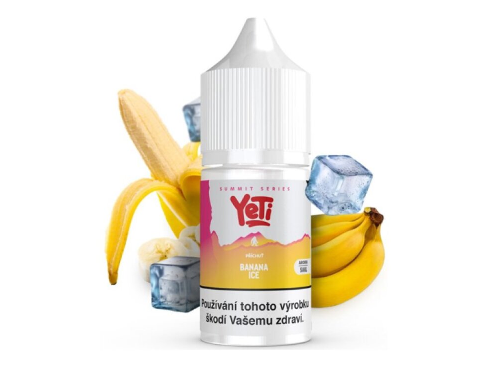 Příchuť Yeti Summit Series S&V 5ml Banana Ice (Ledový banán)