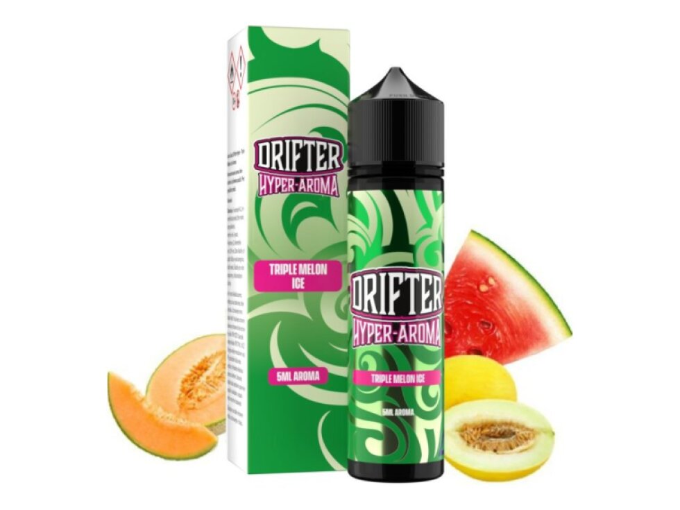 Příchuť Drifter Hyper S&V 5ml Triple Melon Ice