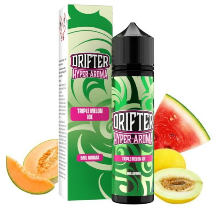 Příchuť Drifter Hyper S&V 5ml Triple Melon Ice