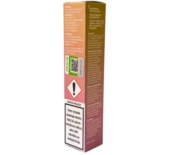 OXBAR C800 APPLE PEACH 16mg elektronická cigareta
