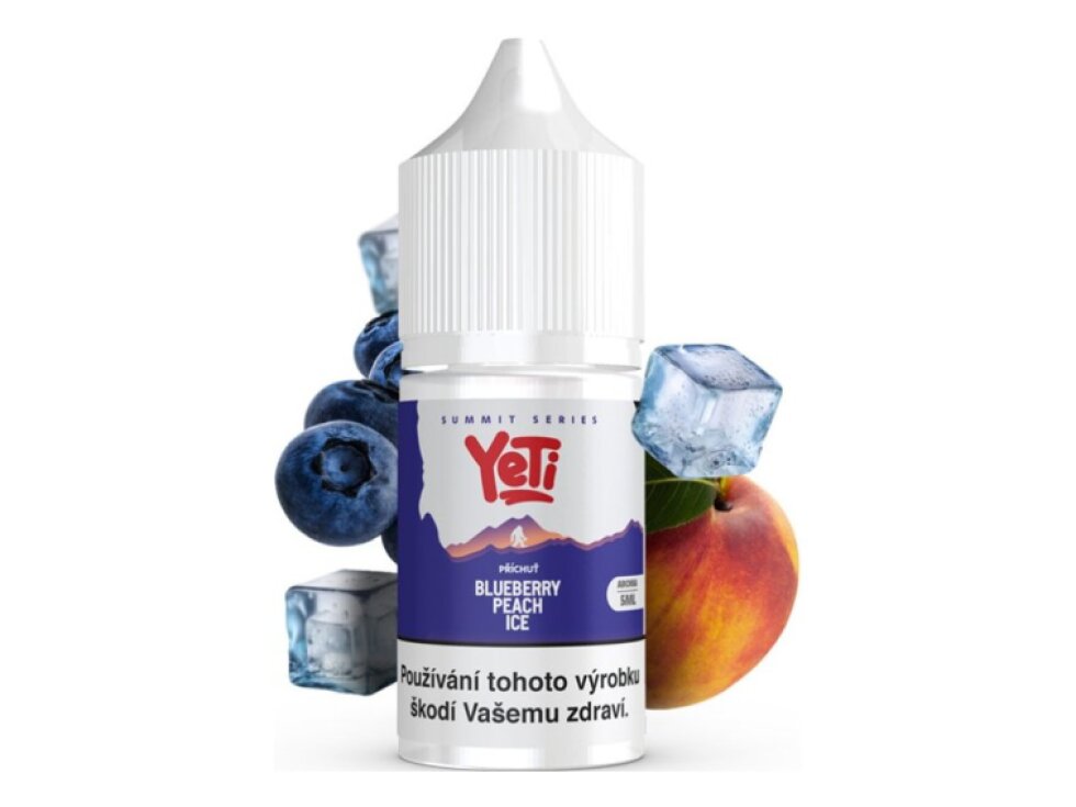 Příchuť Yeti Summit Series S&V 5ml Blueberry Peach Ice (Ledová borůvka a broskev)