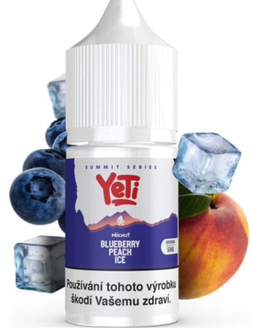 Příchuť Yeti Summit Series S&V 5ml Blueberry Peach Ice (Ledová borůvka a broskev)