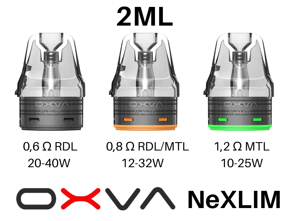 OXVA NeXLIM CL cartridge 2ml 3Pack
