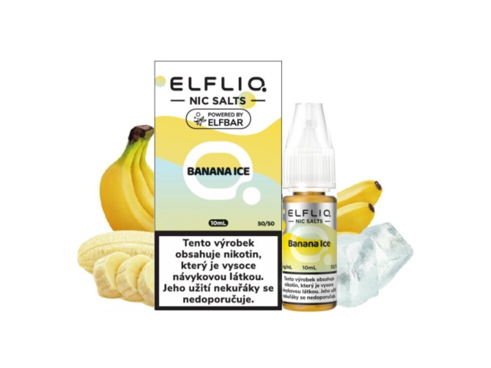 ELFLIQ Nic SALT Banana Ice 10ml